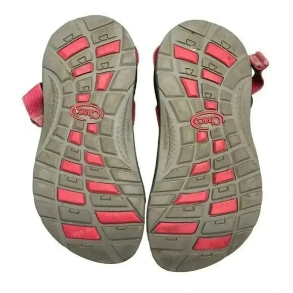 Chaco's Pink Printed Hiking Sandals 1 - Picture 2 of 2